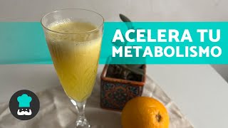 JUGO para ACELERAR el METABOLISMO y BAJAR de PESO 🍊✅  Bebidas Saludables [upl. by Eiznekcm]