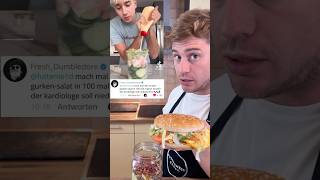 wie viele burger passen in einen salat [upl. by Navonod]