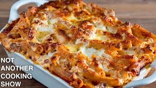 how to make BAKED ZITI PASTA AL FORNO [upl. by Eecrad]