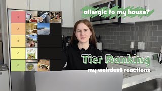 I have the weirdest allergies so I ranked them [upl. by Gebler44]