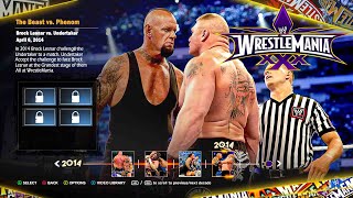 WWE 2K24 40 Years Of WrestleMania  All Showcase Matches [upl. by Harms708]