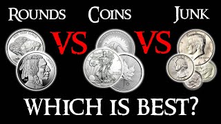 Silver Rounds VS Silver Coins VS Junk Silver  The Best Silver for Stacking [upl. by Sylera842]