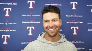 Jacob deGrom reacts to first spring training start with Texas Rangers [upl. by Enovad]