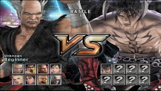 tekken 5 team battle  heihachi vs devil jin  tekken 5 gameplay  tekken5 [upl. by Louella]