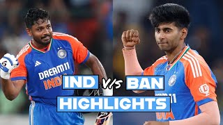 India Vs Bangladesh Highlights IND Beat BAN By 133 Runs Complete 30 White Wash Series [upl. by Zulaledairam]