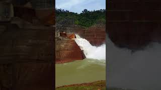 Spillway gates opening at Bakun Dam [upl. by Nettie]