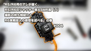 「EOSR5R6用のアレが届く、R5R6のシャッター音ASMR風（？）撮影の持ち物紹介とR6実戦投入の感想を述べる」の巻4 [upl. by Ez]