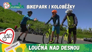 Do Jeseníku do bikeparku i na koloběžku Loučná nad Desnou [upl. by Nuawed589]