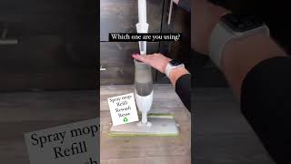 Don Aslett Spray Mop Vs Swiffer  No Contest [upl. by Lauhsoj]