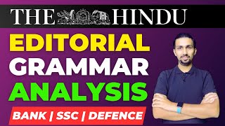 EDITORIAL से सीखे ENGLISH  Vocab amp Grammar Analysis  9th January 2024  For All Exams [upl. by Aerdnaz]