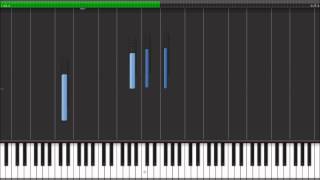 Erik Satie  Gymnopedie No 1 synthesia [upl. by Prosperus362]