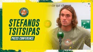 Stefanos Tsitsipas Press Conference after Quarterfinals  RolandGarros 2023 [upl. by Islean]