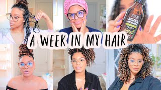 a week in my hair  3 tips for a long lasting wash  go 5 days no refreshing [upl. by Amikay]