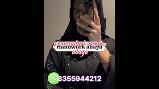 Online abaya shopping haul🧕 Designer Abaya for girls Luxury handwork customize Abaya New pardadesign [upl. by Albina]