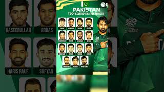 Pak t20 squad Vs aus 2024 [upl. by Vanderhoek443]