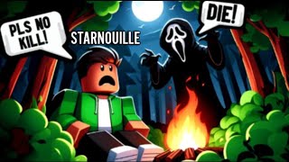 NALLEZ JAMAIS SEUL DANS LA FORET DANS ROBLOX SHORT HORROR GAMES [upl. by Eibrab]