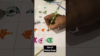 PART27How To Draw Dotting Designs dottingdesign dottingtools shorts [upl. by Laiceps293]