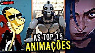 AS 15 MELHORES SÉRIES ANIMADAS DA NETFLIX [upl. by Ainud]