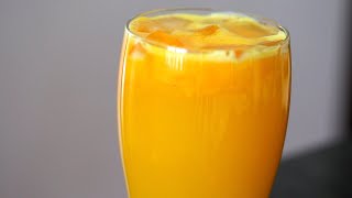 Refreshing turmeric ginger lemon honey drink  naturally carbonated [upl. by Sllew]