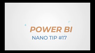 Power BI Nano Tip 17  Using gifs [upl. by Hubbard312]