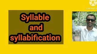 what is a syllable and what is a syllabification [upl. by Iral]