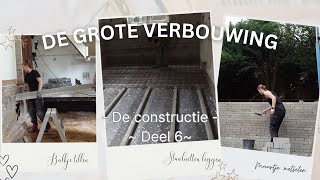 Huis verbouwen  De constructie  Deel 6 [upl. by Myrtice]