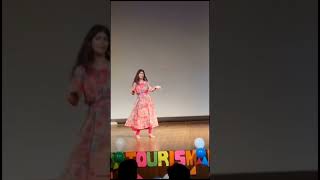 Ghagra ❤️ Solo performance by shalini 🔥 [upl. by Tterrej]