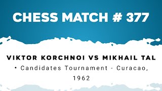 Viktor Korchnoi vs Mikhail Tal • Candidates Tournament  Curacao 1962 [upl. by Emerick]