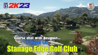 PGA Tour 2K23  Stanage Edge Golf Club  Course Chat with Designer [upl. by Sadoc]