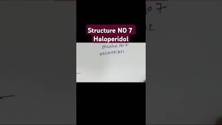 Structure of Haloperidol [upl. by Evadne]