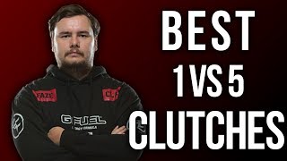 CSGO  BEST 1vs5 CLUTCHES [upl. by Obellia]