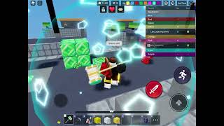 How to ONE SHOT players in roblox bedwars [upl. by Odrude]