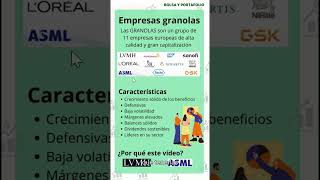 Empresas granolas invertirenbolsa bolsadevalores inversionenbolsa finanzas accionesbolsa [upl. by Llarret]