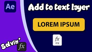 Text Box Background Preset in After Effects [upl. by Yzzo]