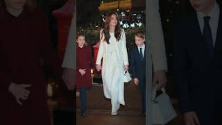 Wales Family at Royal Carols Together at Christmas the endofyear event at Westminster Abbey 2023 [upl. by Flodnar]