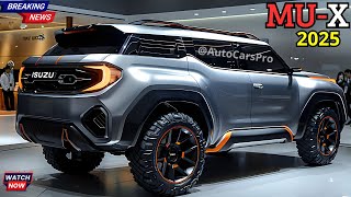 New 2025 ISUZU MUX  The Most Anticipated SUV of the Year [upl. by Weisbrodt]