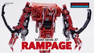 Transformers Studio Series RAMPAGE Constructicons Devastator SS37 Video Review [upl. by Kendy582]