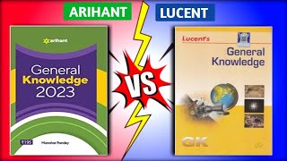 Lucent Vs Arihant  Which book is best for general knowledge  A Quick Analysis [upl. by Motch]