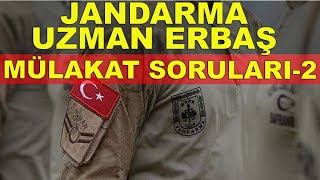 Jandarma Uzman Erbaş Mülakat Soruları  2 [upl. by Annayrb]