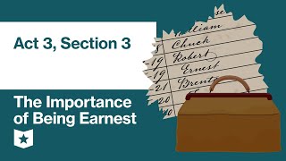 The Importance of Being Earnest by Oscar Wilde  Act 2 Section 2 [upl. by Ezana]