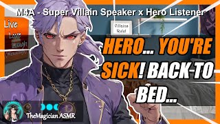 M4A Your Villain Nemesis Takes Care of You While Sick  Villain x Sick Hero Listener Audio RP [upl. by Brice]