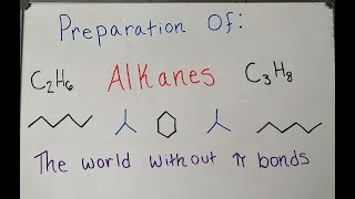 Preparation of Alkanes  Organic Chemistry [upl. by Janith]