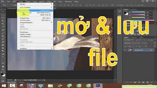 Open File Save File mở và lưu hình trong Photoshop CS6 [upl. by Anytsyrk]