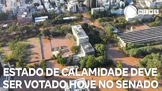 Estado de calamidade deve ser votado hoje no Senado [upl. by Wellesley]