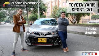 Toyota Yaris Sport CVT a prueba Un citadino con grandes aspiraciones [upl. by Alarice]