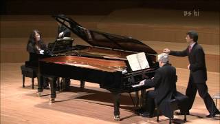 Argerich Freire  Ravel  La valse [upl. by Nangem833]