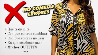 VESTIDO LEOPARDO ➤ Como combinar y vestir  muchos OUTFITS para mujer [upl. by Inahc]