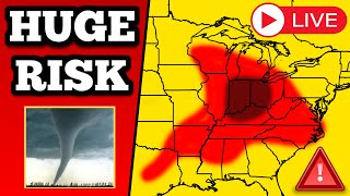 The Tornado Emergency In Michigan As It Occurred Live  5724 [upl. by Aenal]