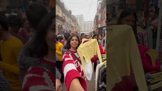 Sarojini Nagar Winter Shopping With Mom 🛍️❄️ minivlog shorts sarojininagar shopping upsc [upl. by Zurciram977]