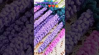 Crochet Lavender Flowermillionviewsviralshortssongmusiccrochetflower 🫰❤️ [upl. by Noryk595]